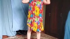 تشغيل مثير خنثي كيتي في الاستمناء العامة الإباحية