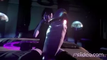 Jouer Mavis baise et gonfle morrigan avec son sperme (par prévence)